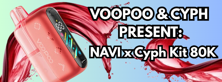 VOOPOO & Cyph Launch NAVI x Cyph Kit 80K: Refillable Pod Kit with Mast VOOPOO & Cyph Launch NAVI x Cyph Kit 80K: Refillable Pod Kit with Mast