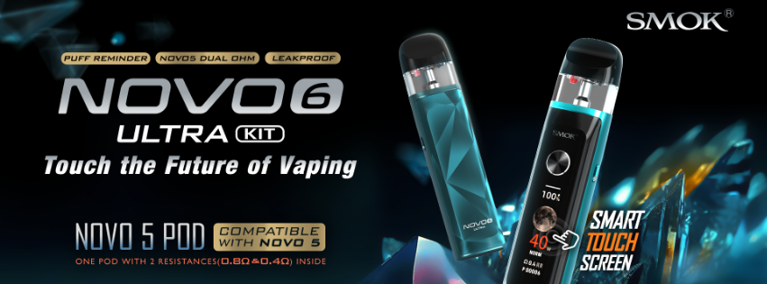 SMOK NOVO 6 Ultra Kit Overview Touchscreen Pod Vape Explained SMOK NOVO 6 Ultra Kit Overview Touchscreen Pod Vape Explained