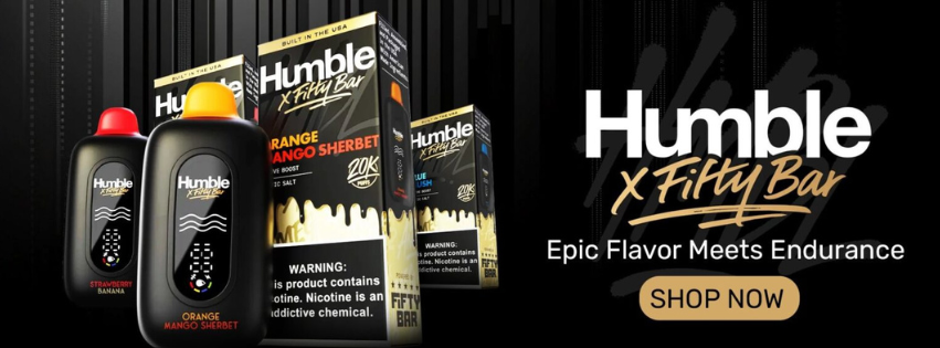 Humble x Fifty Bar Disposable: A Collaboration That Actually Makes Sen Humble x Fifty Bar Disposable: A Collaboration That Actually Makes Sen