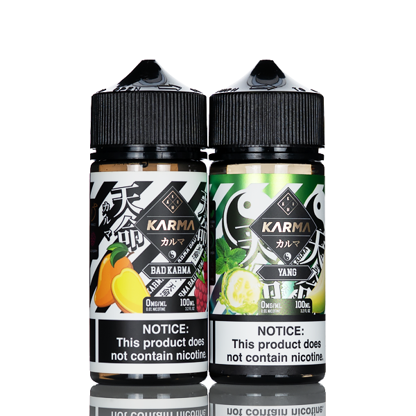 fruit vape juice no nicotine Karma E-Liquid - No Nicotine Vape Juice - 100mL