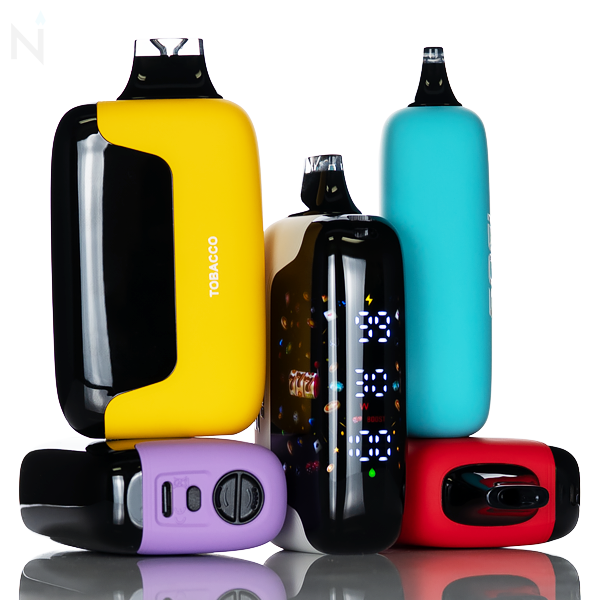 vapes with no nicotine or tobacco SOFI Surge X 50K Disposable Vape Flavor:Blueraspberry Grape Miami Mint Pod Juice Range-Double Brew