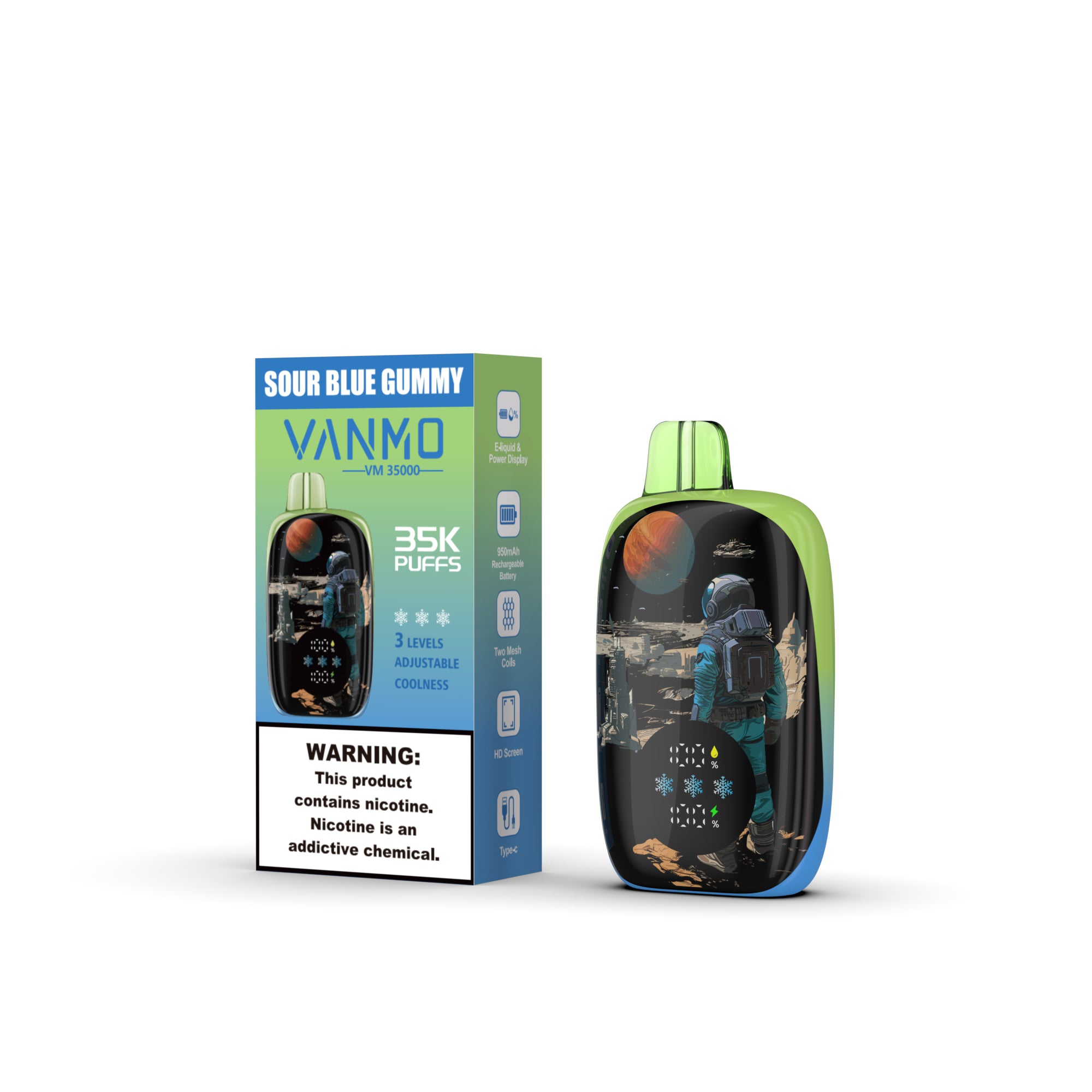 Vanmo VM35K 35000 Puffs Disposable Vape - 20mL | 5% Salt Vanmo VM35K 35000 Puffs Disposable Vape - 20mL | 5% Salt