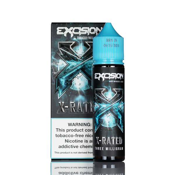 Excision E-Liquid - X-Rated - 60mL | USA Made Vape Juice Excision E-Liquid - X-Rated - 60mL | USA Made Vape Juice