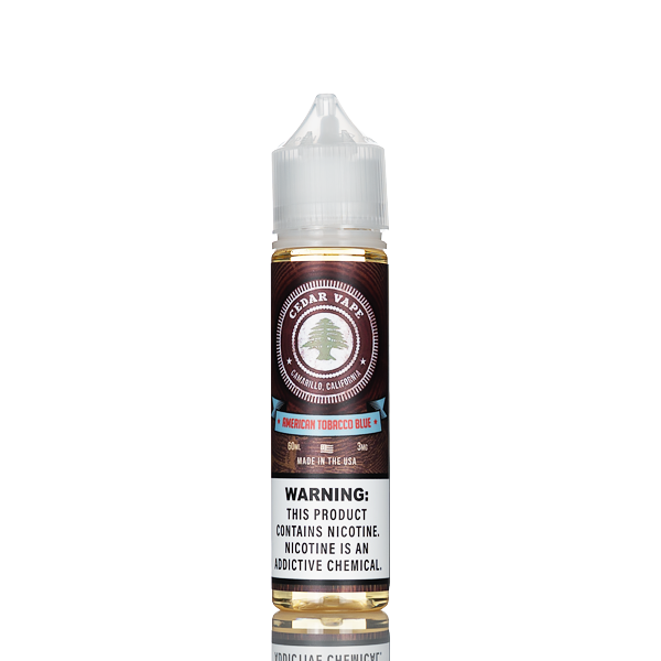 Cedar Vape E-Liquid - American Tobacco Blue - 60ml | Menthol Tobacco Vape Juice Cedar Vape E-Liquid - American Tobacco Blue - 60ml | Menthol Tobacco Vape Juice
