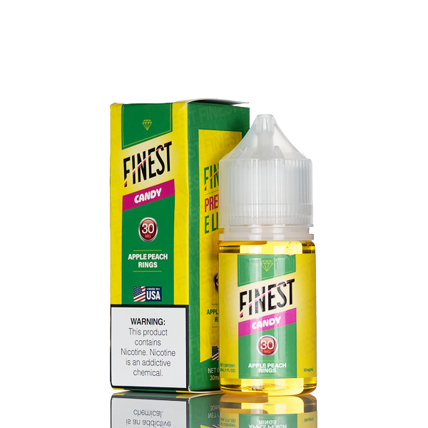 peach rings vape juice Finest Salt Nic - Apple Peach Rings - 30mL