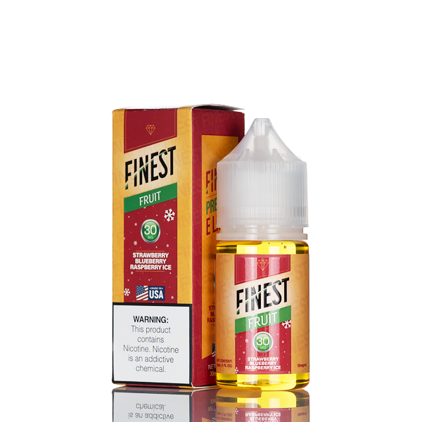 Finest Salt Nic - Strawberry Blueberry Raspberry Ice - 30mL | Fruit Edition