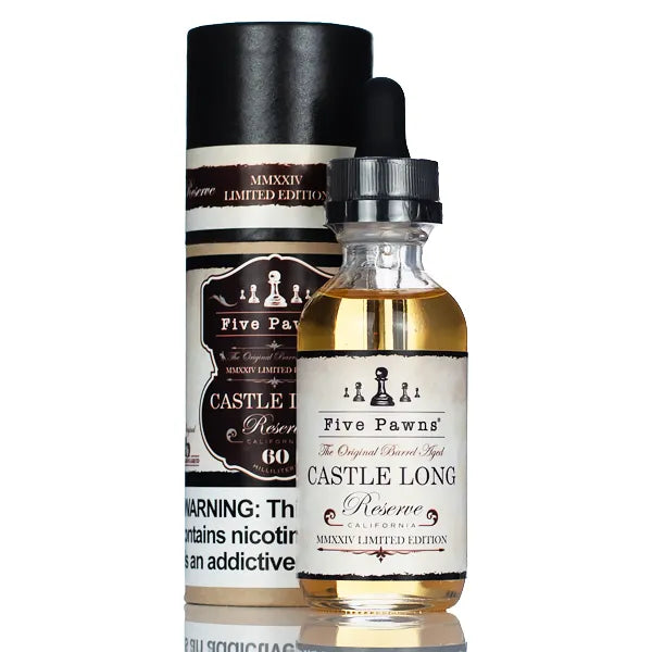 Five Pawns E-Liquid - Castle Long Reserve - 60ml | Vape Juice Five Pawns E-Liquid - Castle Long Reserve - 60ml | Vape Juice
