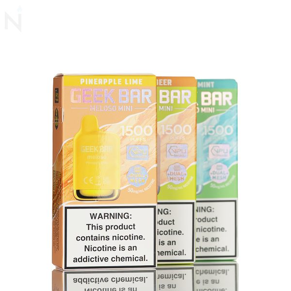 Geek Bar Meloso Mini 1500 Puffs Disposable Vape - 5mL | $4.99 Geek Bar Meloso Mini 1500 Puffs Disposable Vape - 5mL | $4.99