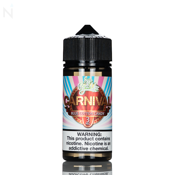 Juice Roll Upz E-Liquid - Carnival Blue Cotton Candy - 100mL | Only $9.99 Juice Roll Upz E-Liquid - Carnival Blue Cotton Candy - 100mL | Only $9.99