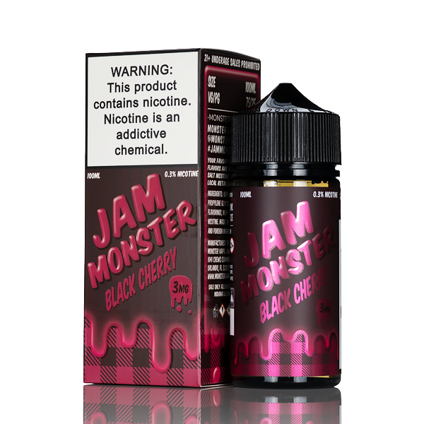 Jam Monster - Black Cherry - 100mL | USA Made Liquid Jam Monster - Black Cherry - 100mL | USA Made Liquid