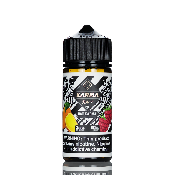 Karma E-Liquid - Bad Karma - 100mL | USA Made Vape Juice Karma E-Liquid - Bad Karma - 100mL | USA Made Vape Juice