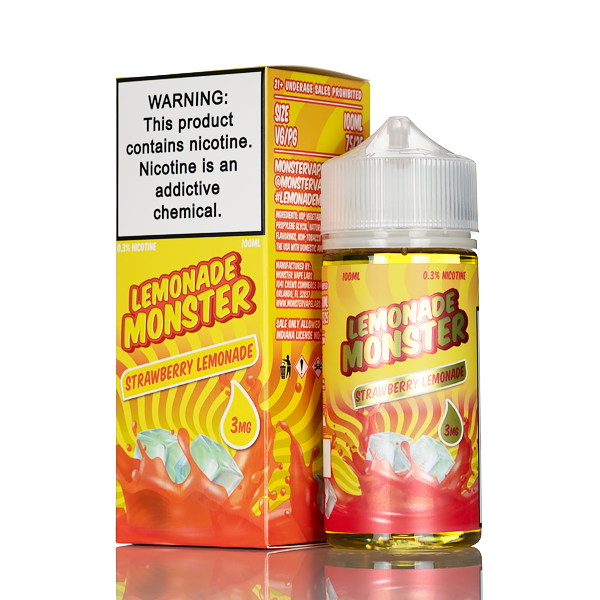 strawberry lemonade vape juice Lemonade Monster - Strawberry Lemonade - 100mL