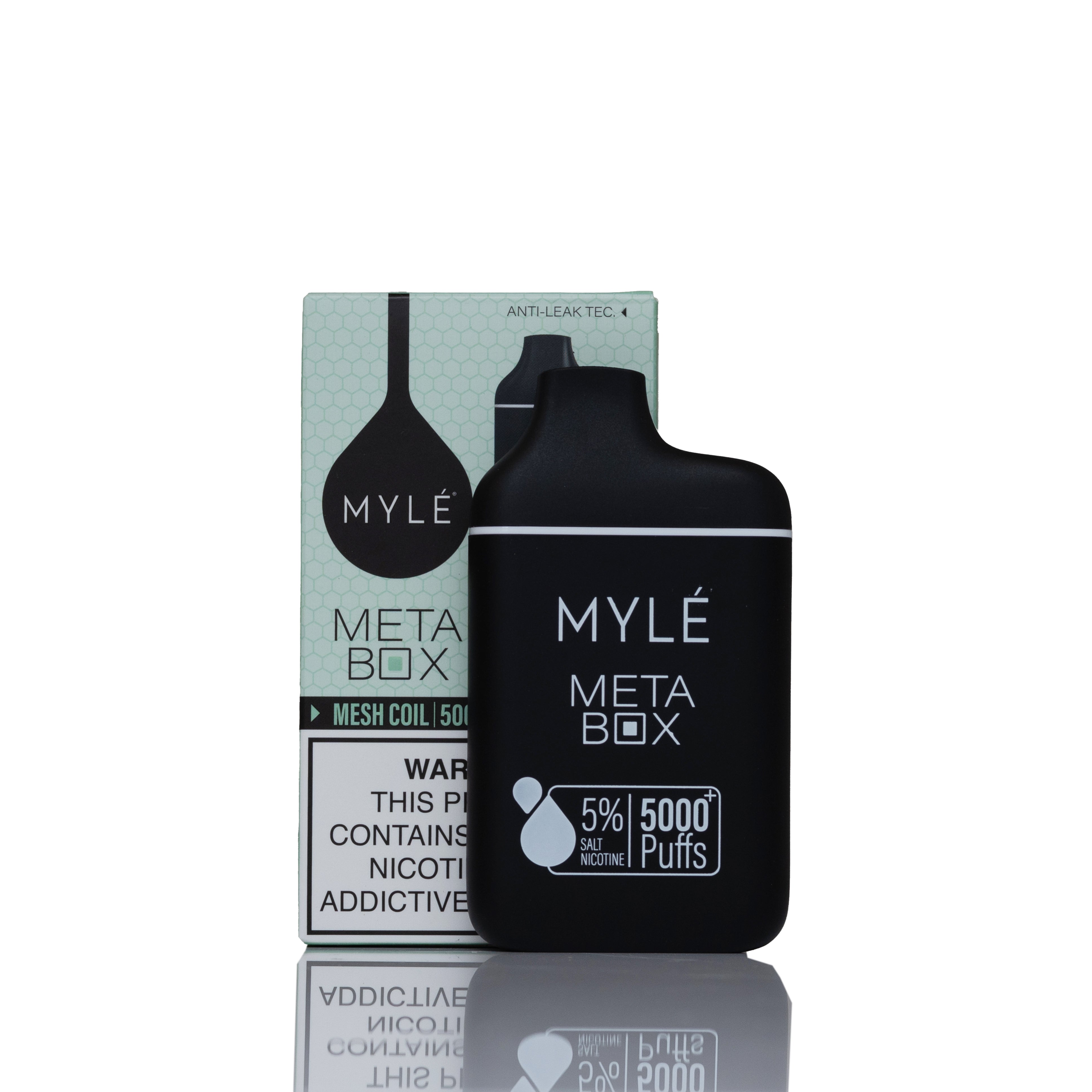 disposable vape box MYLE Meta 5000 Puffs Disposable
