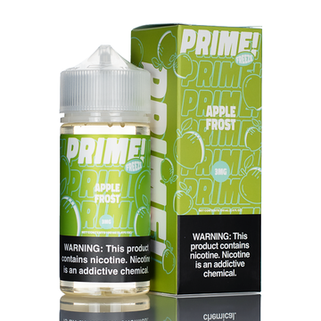 Apple Frost from Prime E-Liquids is the refreshing taste of juicy apples with a icy menthol exhale. 
