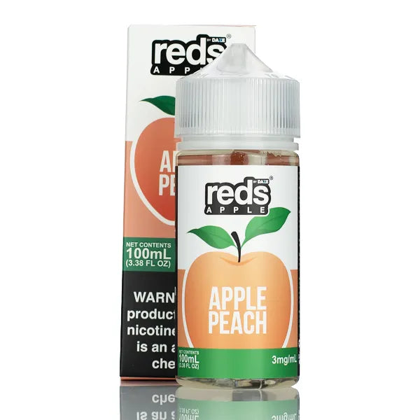 7 Daze - Reds Apple Peach eJuice - 100ml | E-Liquids