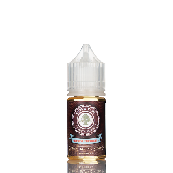 Cedar Vape Salt Nic - American Tobacco Blue - 30mL | Salt Nic E-Liquids