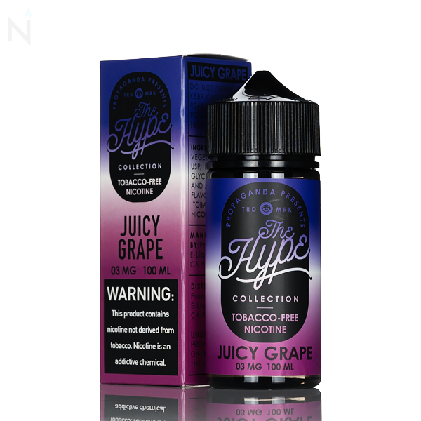 grape menthol vape juice The HYPE by Propaganda E-Liquid - Juicy - 100mL mixed fruit vape flavor Flavor:BLUE RASPBERRY The Ultimate Guide to
