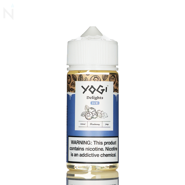 elf bar vape uk Yogi Delights E-Liquid - Blueberry Ice - 100mL