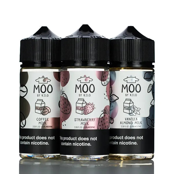 Moo E-Liquids - No Nicotine Vape Juice - 100ml | 0mg E-Liquids Moo E-Liquids - No Nicotine Vape Juice - 100ml | 0mg E-Liquids