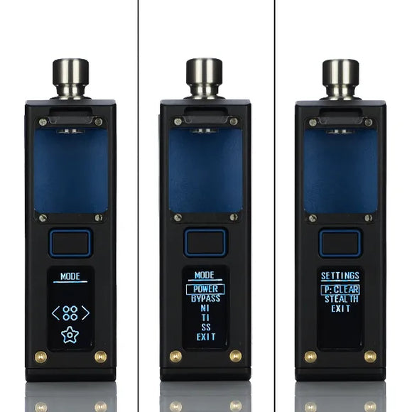 BD Vape x Hirano Designs B4e Tycoon 21700 80W Boro Box Mod