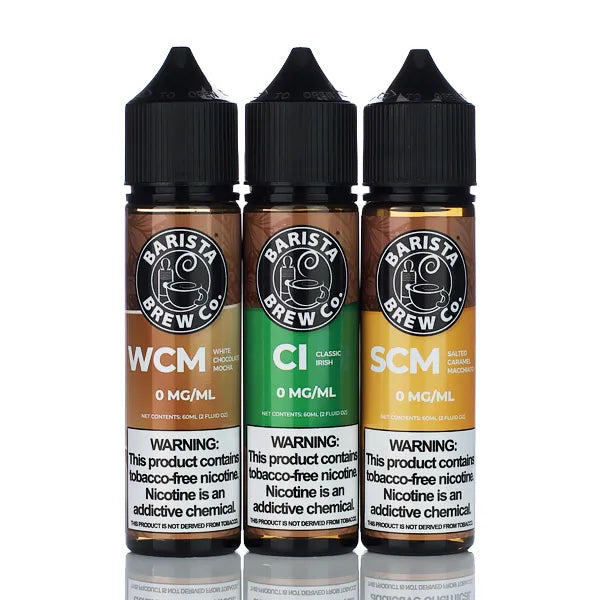 Barista Brew Co. - No Nicotine Vape Juice - 60ml | 0mg E-Liquids Barista Brew Co. - No Nicotine Vape Juice - 60ml | 0mg E-Liquids