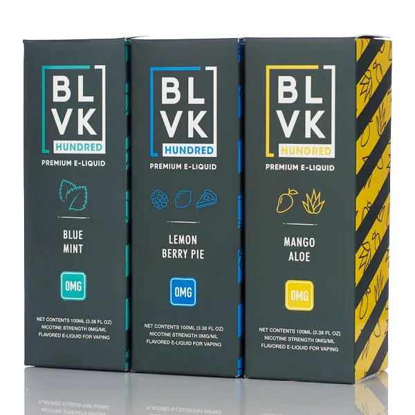 BLVK Hundred - No Nicotine Vape Juice - 100ml | Vape Juice BLVK Hundred - No Nicotine Vape Juice - 100ml | Vape Juice