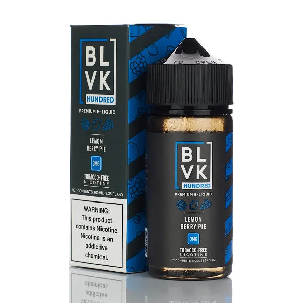 BLVK Hundred E-liquid - Lemon Berry Pie - 100ml | Vape Juice