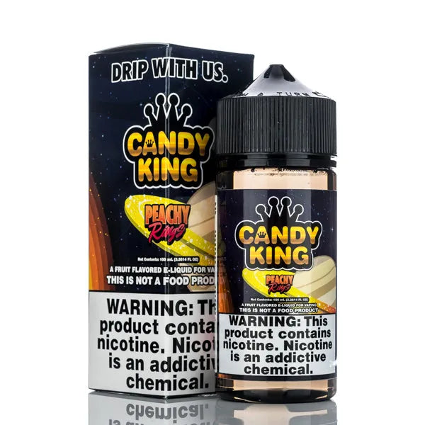 Candy King - Peachy Rings - 100ml | E-Juices Candy King - Peachy Rings - 100ml | E-Juices