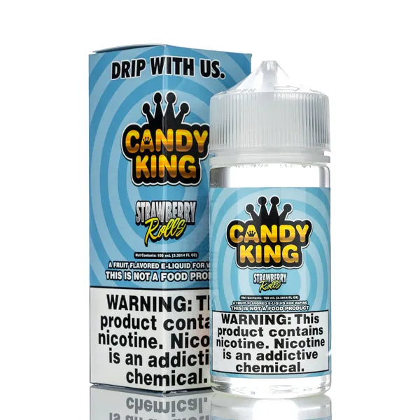 Candy King - Strawberry Rolls - 100ml | Vape Juice Candy King - Strawberry Rolls - 100ml | Vape Juice