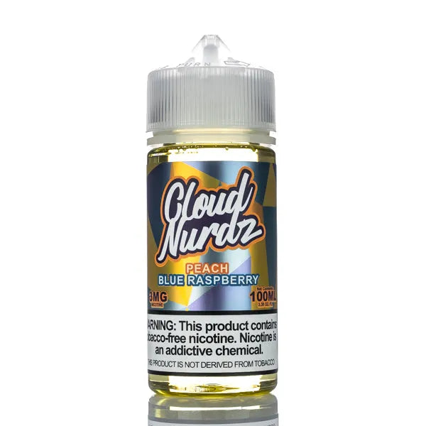 Cloud Nurdz E-Liquid - Peach Blue Raspberry - 100ml