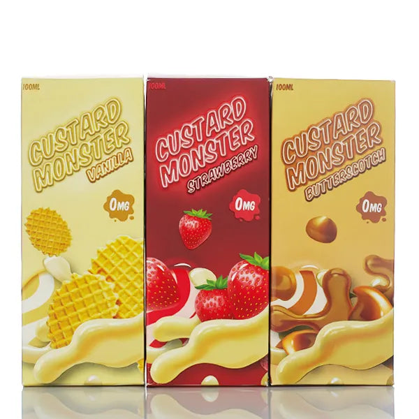 Custard Monster - No Nicotine Vape Juice - 100ml | 0mg E-Liquids Custard Monster - No Nicotine Vape Juice - 100ml | 0mg E-Liquids