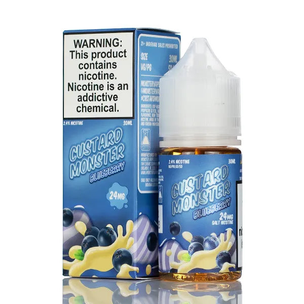 Custard Monster Salts - Blueberry Custard - 30ml | E-Liquids Custard Monster Salts - Blueberry Custard - 30ml | E-Liquids