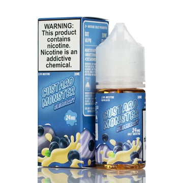 Custard Monster Salts - Blueberry Custard - 30ml
