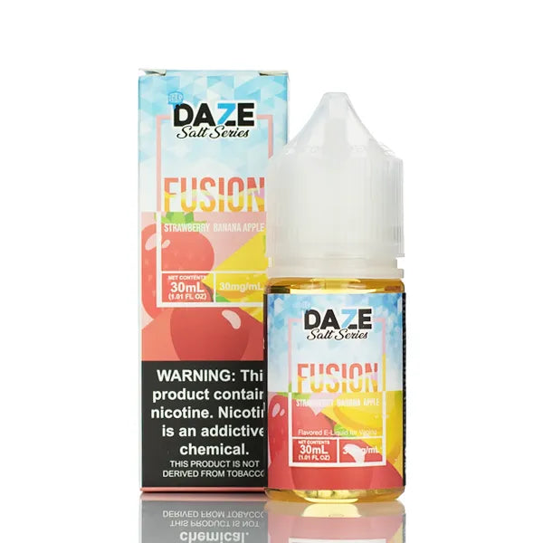 7 Daze Fusion TFN Salts - Strawberry Banana Apple ICED - 30ml