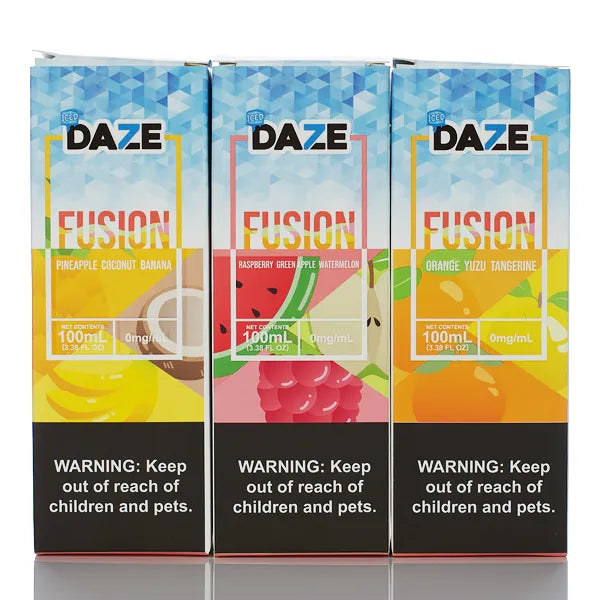 7 Daze Fusion ICED - No Nicotine Vape Juice - 100ml | 0mg E-Liquids 7 Daze Fusion ICED - No Nicotine Vape Juice - 100ml | 0mg E-Liquids