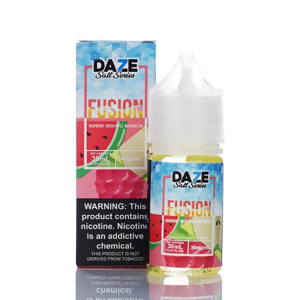 7 Daze Fusion TFN Salt Raspberry Apple Watermelon ICED 30ml