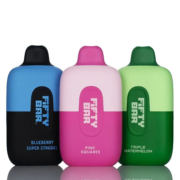 50 Bar Vapes Fifty Bar 6500 Puffs Disposable Vape - 14ML Fifty Bar Black &  White Review:
