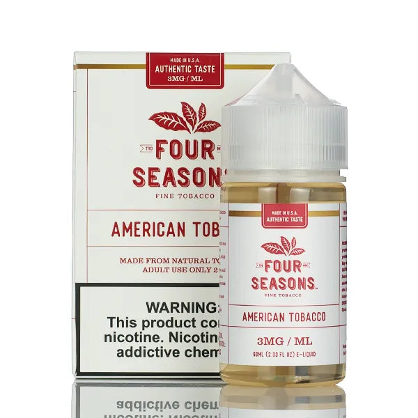 snow tobacco liquid Four Seasons E-liquids - American Tobacco - 60ml