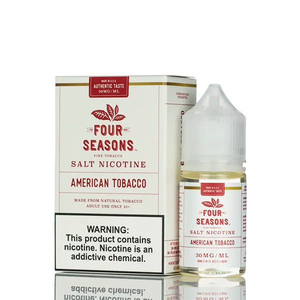 Four Seasons Salt Nicotine - American Tobacco - 30ml