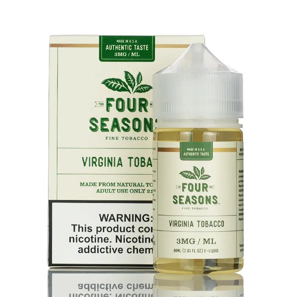 Four Seasons E-liquids - Virginia Tobacco- 60ml | E-Liquids Four Seasons E-liquids - Virginia Tobacco- 60ml | E-Liquids
