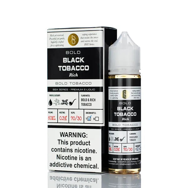 BSX Vapor E-Liquid - Black Tobacco - 60ml | E-Juice BSX Vapor E-Liquid - Black Tobacco - 60ml | E-Juice