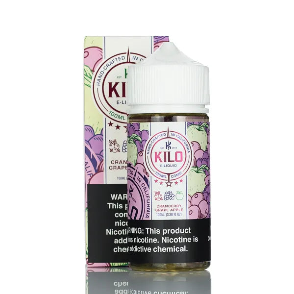 KILO E-Liquids - Cranberry Grape Apple - 100ml | Vape Juice KILO E-Liquids - Cranberry Grape Apple - 100ml | Vape Juice