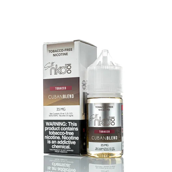 NKD 100 TFN Salt E-Liquid - Cuban Blend - 30ml | Tobacco Flavor NKD 100 TFN Salt E-Liquid - Cuban Blend - 30ml | Tobacco Flavor