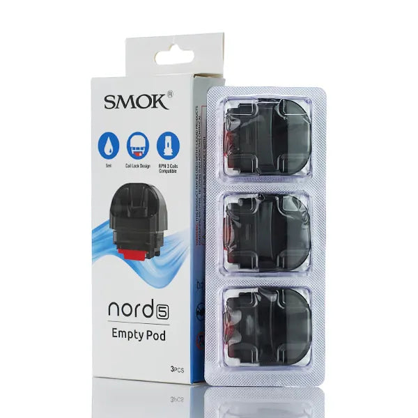 SMOK Nord 5 Replacement Pod | Vape Accessory, Vape Pods SMOK Nord 5 Replacement Pod | Vape Accessory, Vape Pods