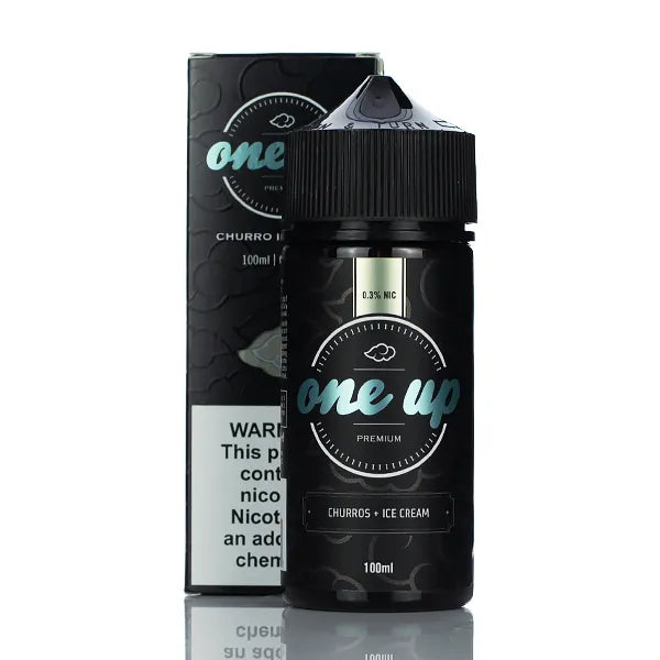 One Up Premium E-liquids - Churro and Ice Cream - 100ml | E Liquid One Up Premium E-liquids - Churro and Ice Cream - 100ml | E Liquid
