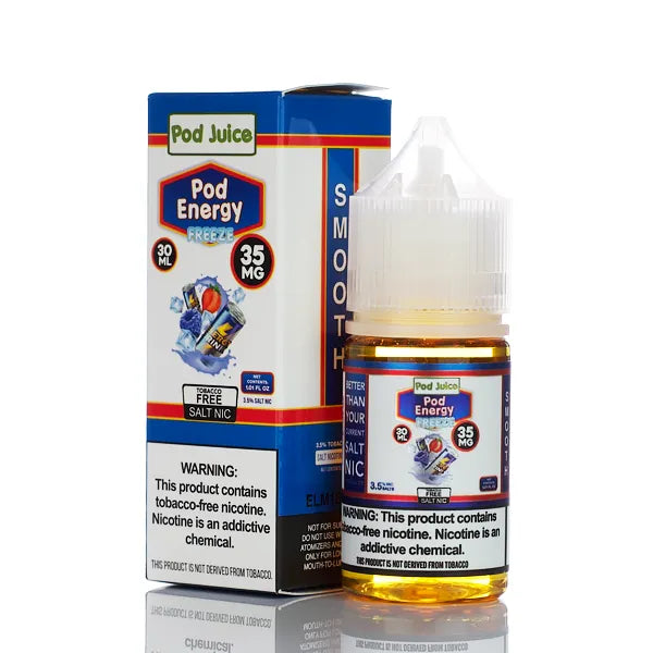 Pod Juice Salt - Pod Energy Freeze - 30ml | Nicotine Salt E-Liquid Pod Juice Salt - Pod Energy Freeze - 30ml | Nicotine Salt E-Liquid