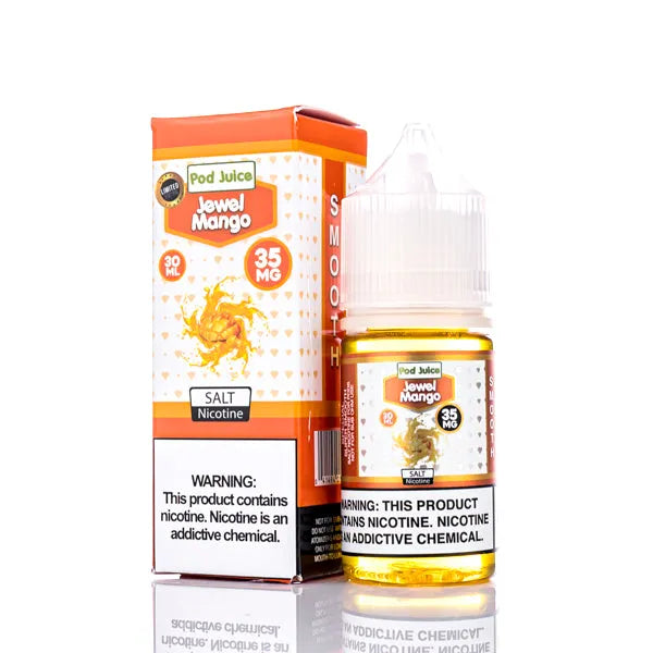 Pod Juice Smooth Salt - Mango - 30ml | Salt Nic Vape Juice Pod Juice Smooth Salt - Mango - 30ml | Salt Nic Vape Juice