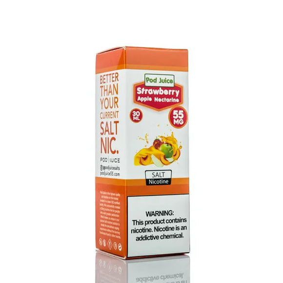 Pod Juice Smooth Salt - Strawberry Apple Nectarine - 30ml