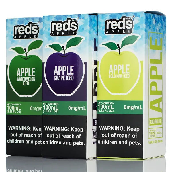 7 Daze Reds Apple ICED - No Nicotine Vape Juice - 100ml | 0mg E-Liquids 7 Daze Reds Apple ICED - No Nicotine Vape Juice - 100ml | 0mg E-Liquids