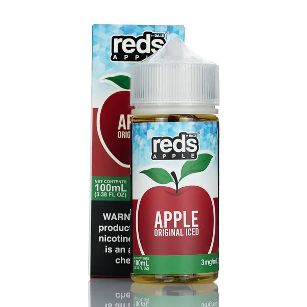 redd's apple vape juice 7 Daze Reds ICED eJuice - 100ml Liquid Manufacturer_Malaysia Mouthpiece Material:Metal JNR PhoneVape 30000 Disposable